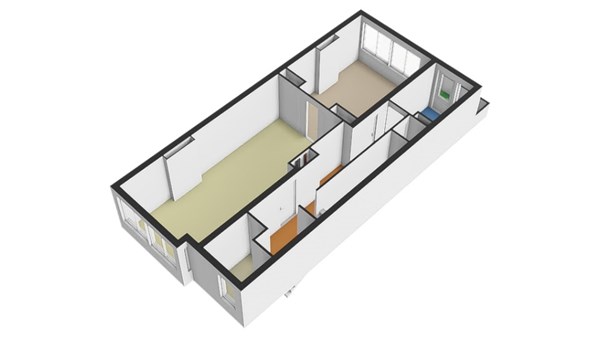 Floorplan - Gordelweg 195B, 3038 GJ Rotterdam